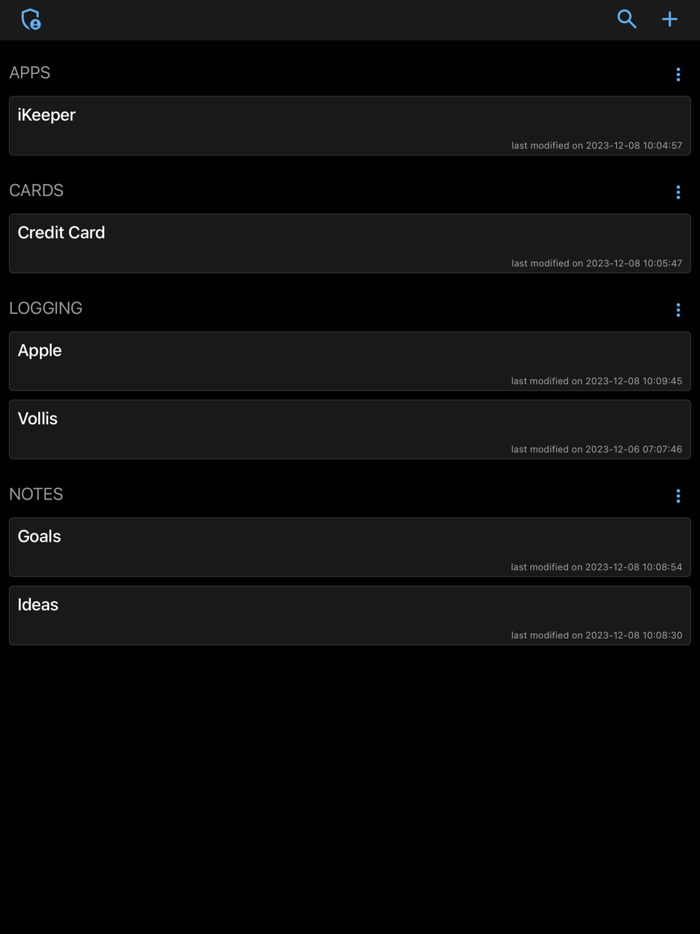 iKeeper Secure Vault