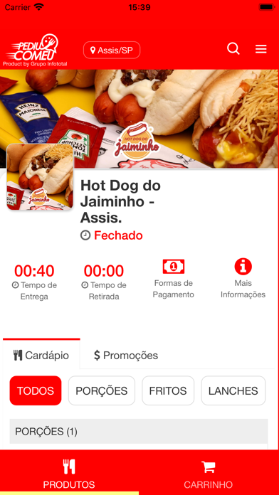 Hot dog do Jaiminho Assis Screenshot 1 - AppWisp.com Hot dog do Jaiminho Assis Screenshot 1 - AppWisp.com