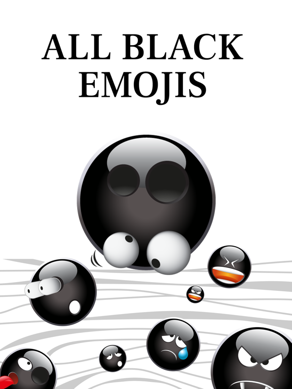 Screenshot #4 pour All Black Emoji