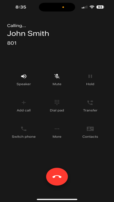 Nomadix Cloud Telephony Screenshot