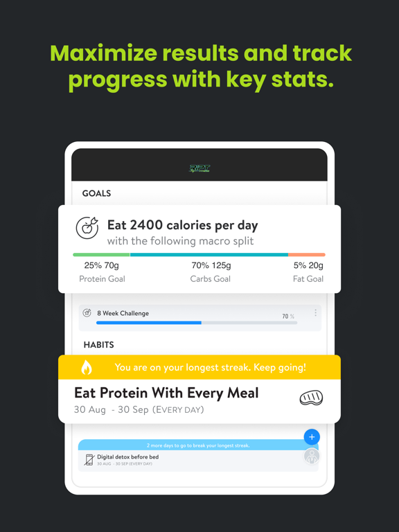 RiPT Fitness Coaching iPad screenshot 5 - Health & Fitness app