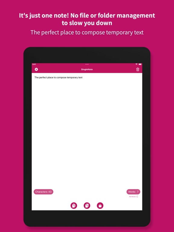 Screenshot #4 pour SingleNote