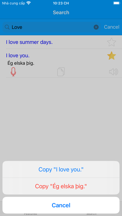 Learn Icelandic Phrases Pro Screenshot