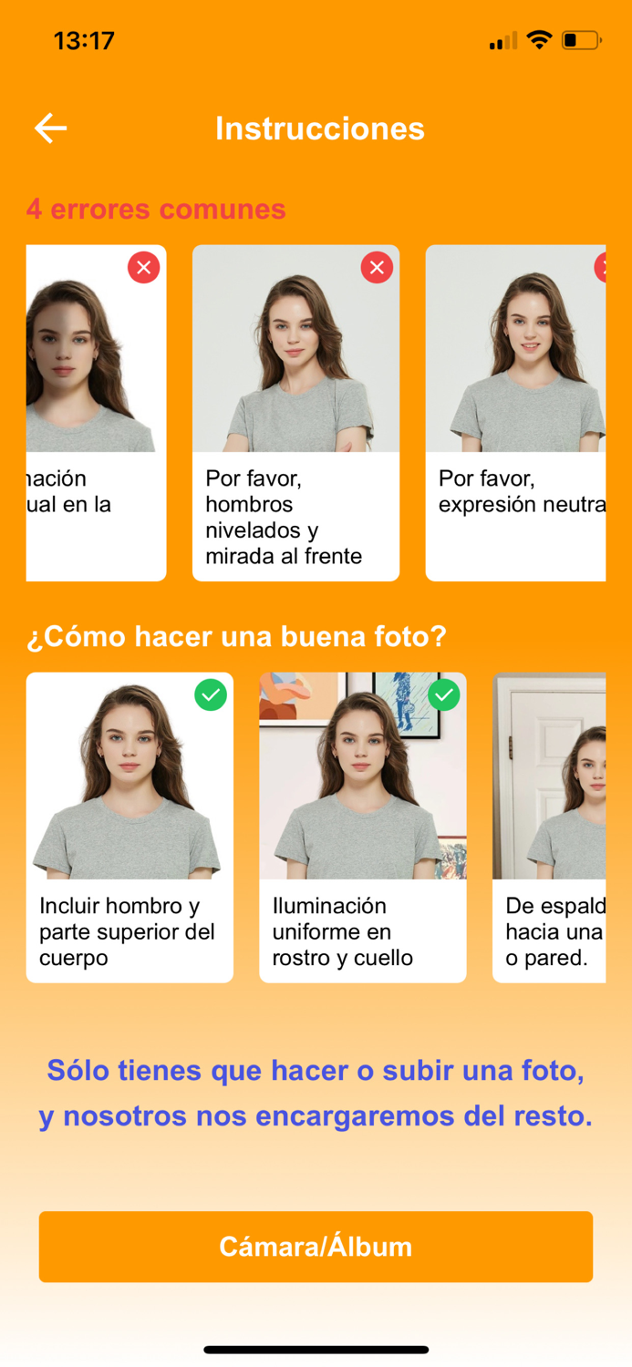Foto DNI y Pasaporte