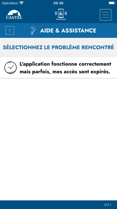 Castel Virtual Card Screenshot