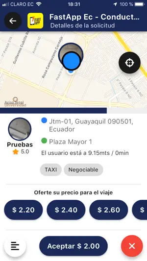 FastApp Ec - Conductor screenshot 2