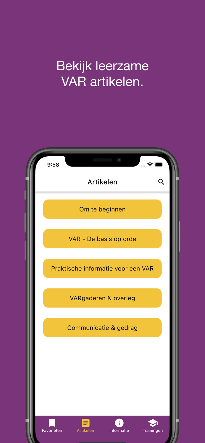 Zetje VAR op de kaart