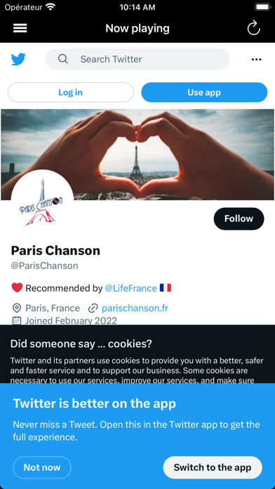 Paris Chanson Screenshot