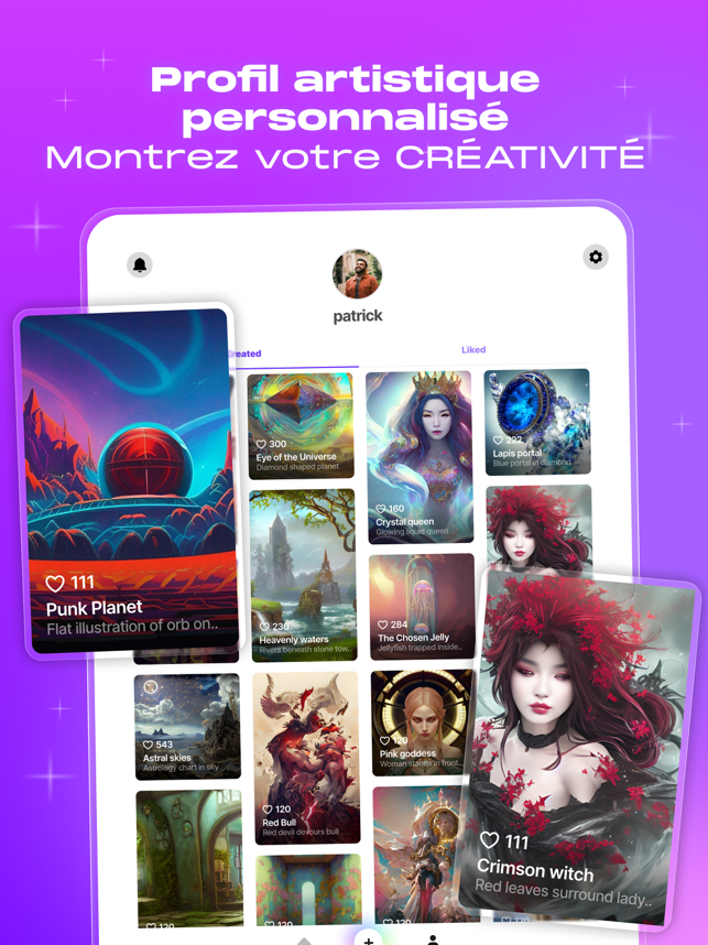 ‎WOMBO Dream - AI Art Generator Capture d'écran