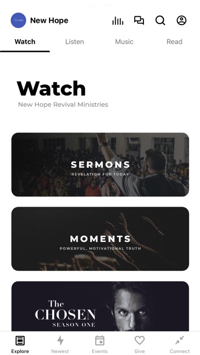 New Hope Revival Ministries Screenshot