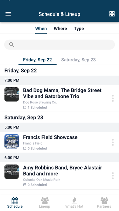 Sing Out Loud Festival App Screenshot
