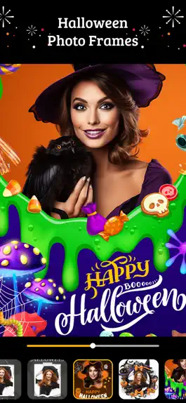 Game screenshot Halloween Frames & Greetings apk