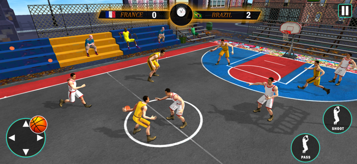 Basketball tournament life 3d