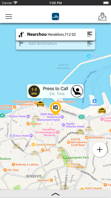 Candia Taxi Screenshot