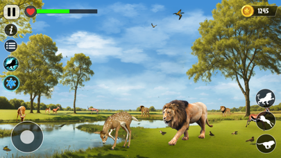 ライオン ゲーム 3D シミュレーター ジャングルのおすすめ画像2