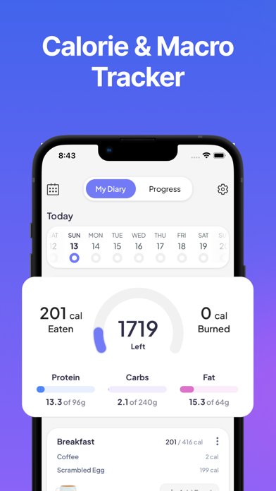 Kalorie: Food Tracker Screenshot
