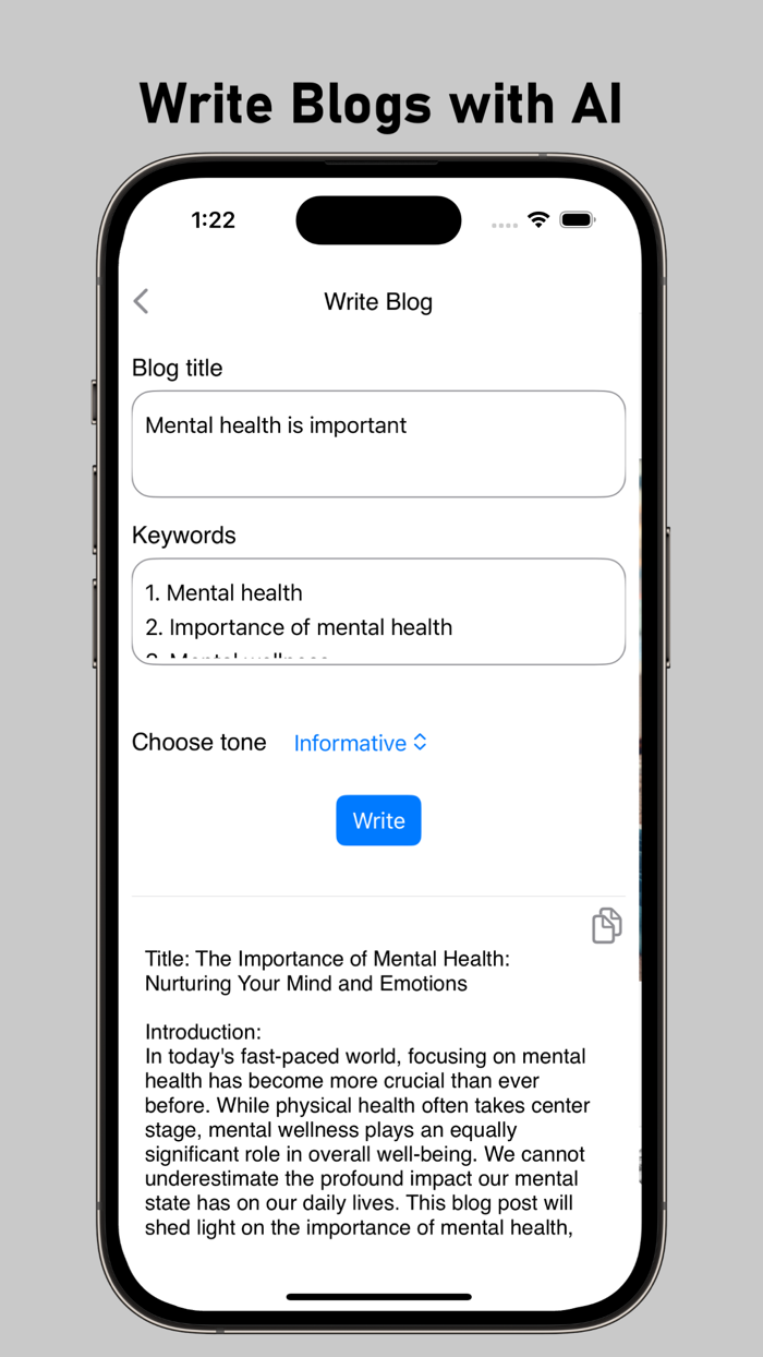 Blog Maker and Article Writer