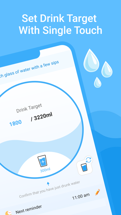 Daily water - Drink diet log Screenshot