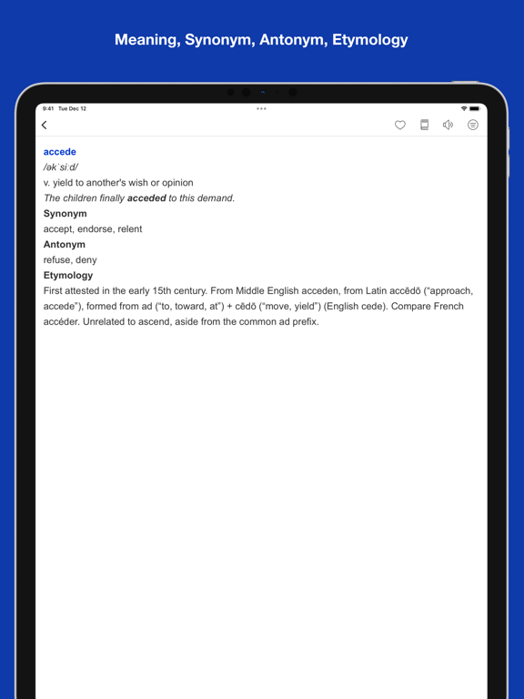 Screenshot #5 pour Flashcards for GRE vocabulary
