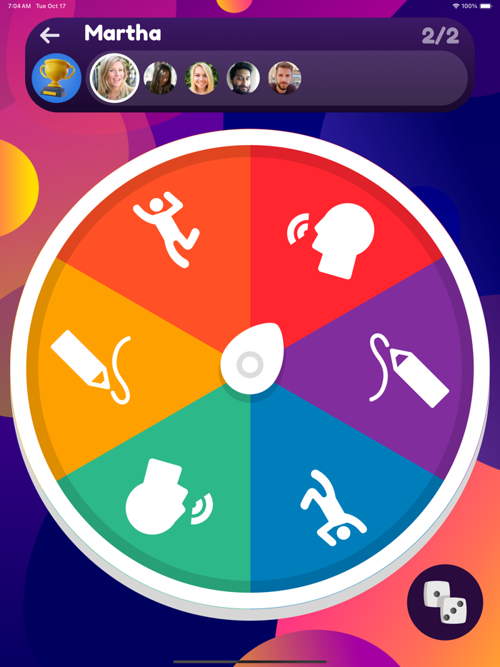 Party Wheel Dares with Friends