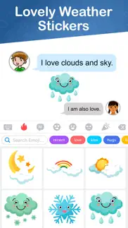 How to cancel & delete lovely weather stickers 3