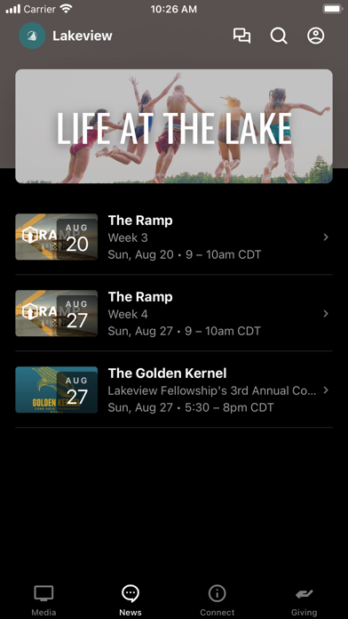Lakeview Fellowship Screenshot