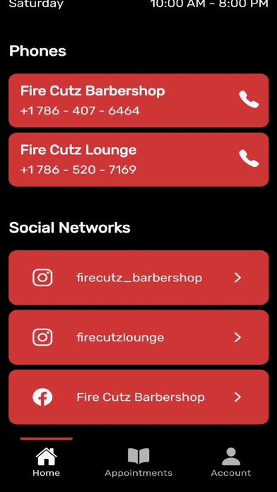 Fire Cutz Barbershop Screenshot