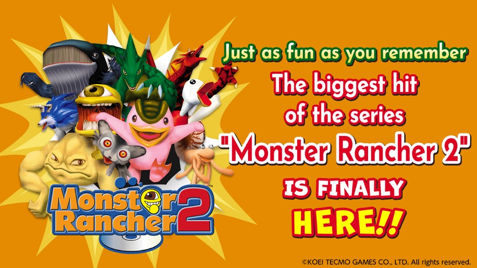 #1. Monster Rancher 2 (iOS) 由: KOEI TECMO GAMES CO., LTD.