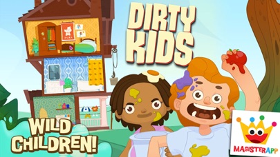 Dirty Kids: Learn to Bath Game Screenshot