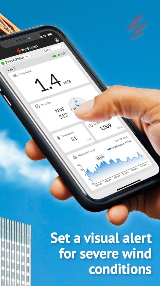 #2. WindSmart - Wind Data Viewer (iOS) 由: Scarlet Tech