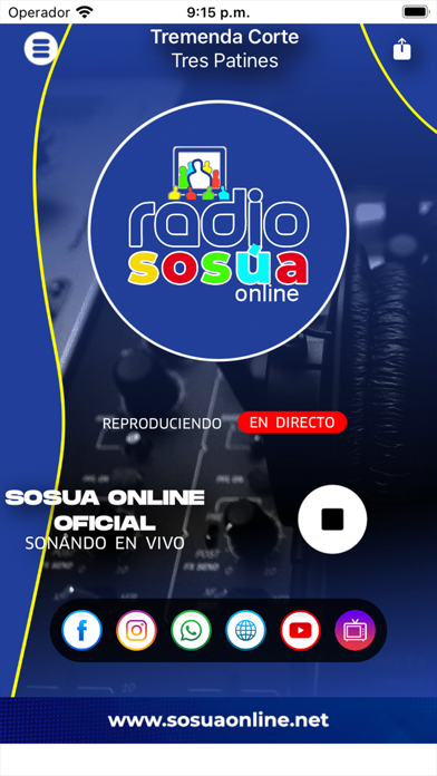 Radio Sosúa Online Oficial Screenshot
