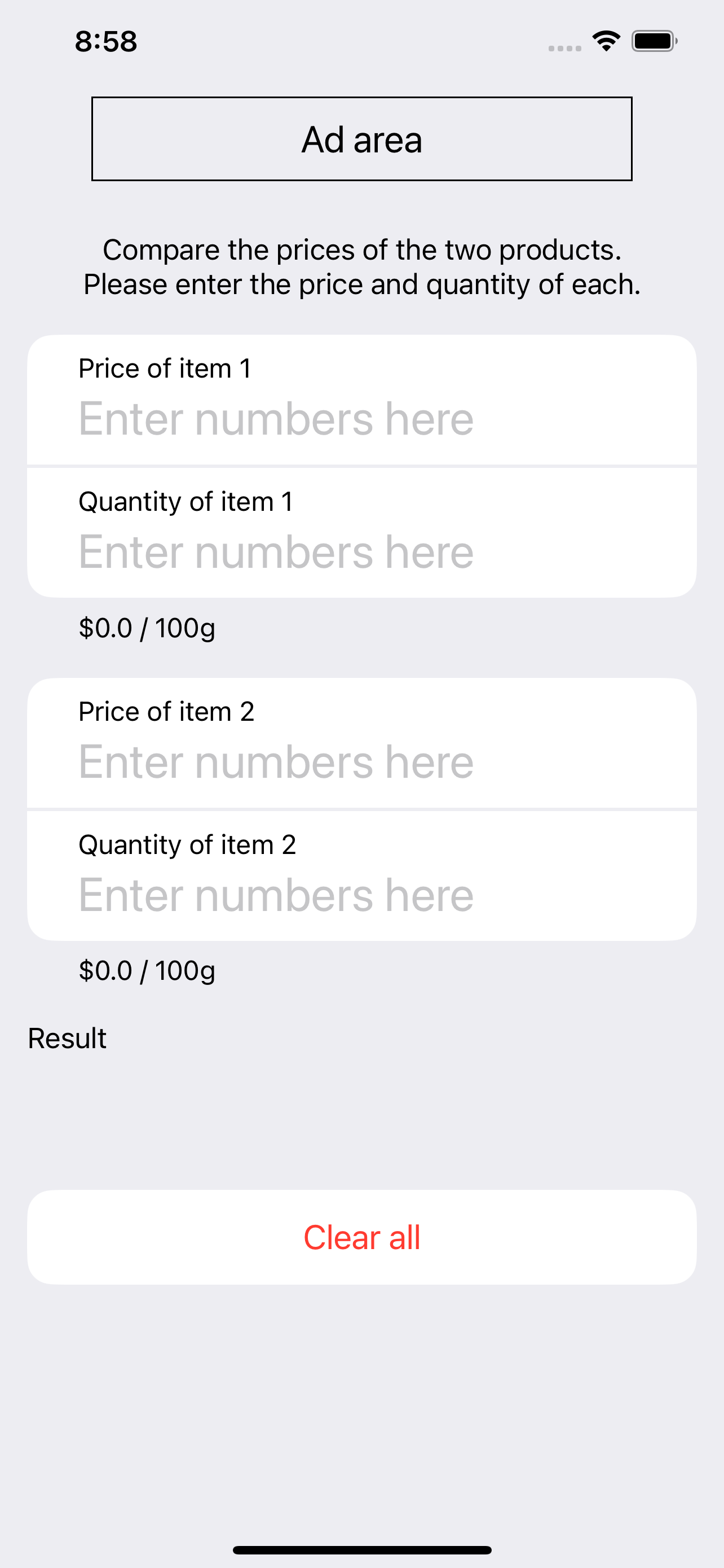 Better Deal Calculator