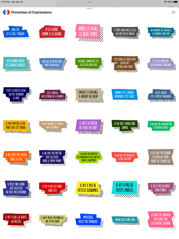 Screenshot #6 pour Proverbes & Expressions