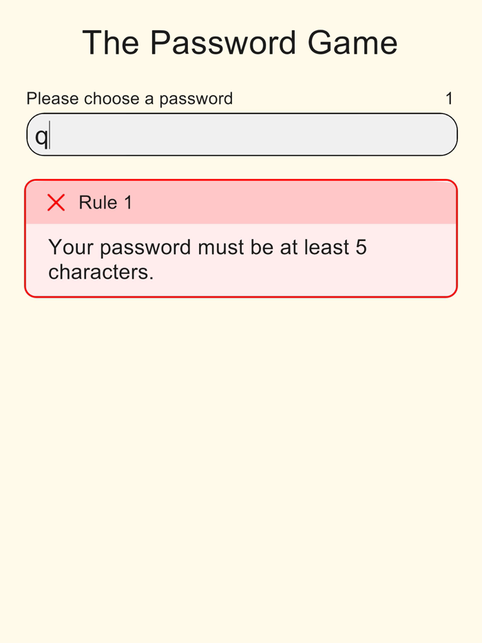 Password Game IQ Challenge