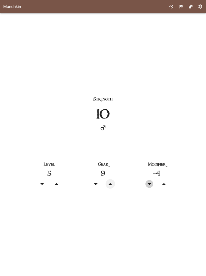 Level Counter for card games