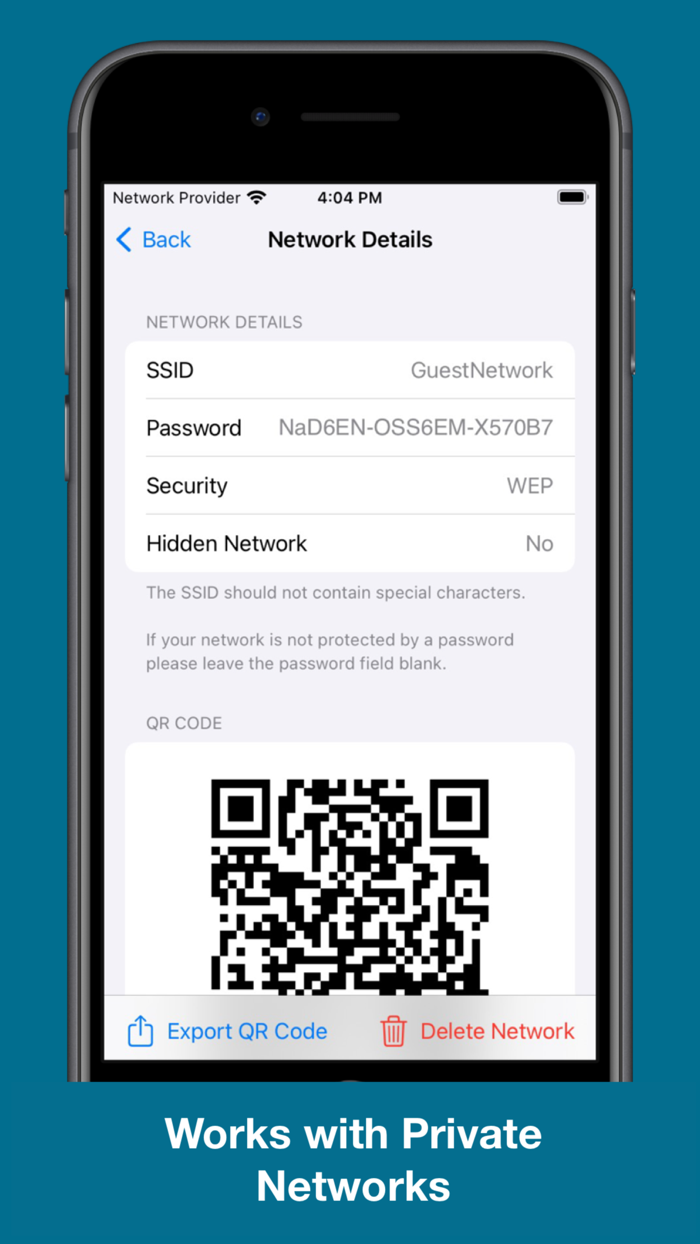 Wi-Fi QR Generator