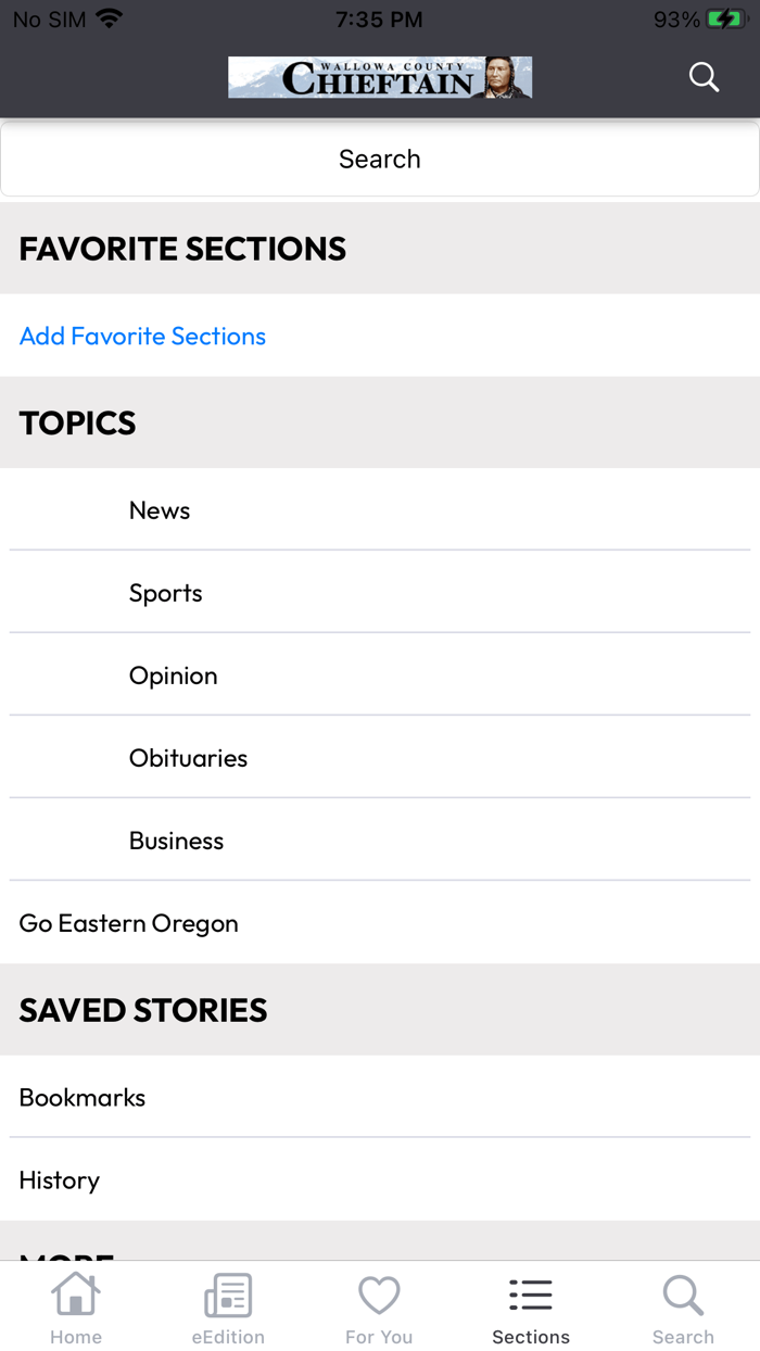 Wallowa County Chieftain News