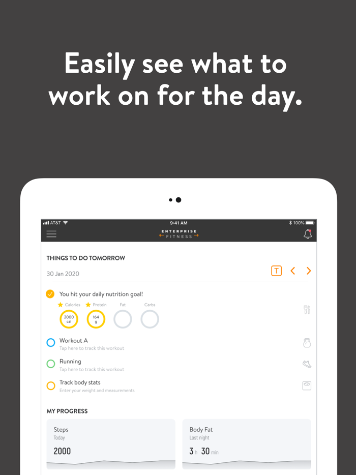 Enterprise Fitness App