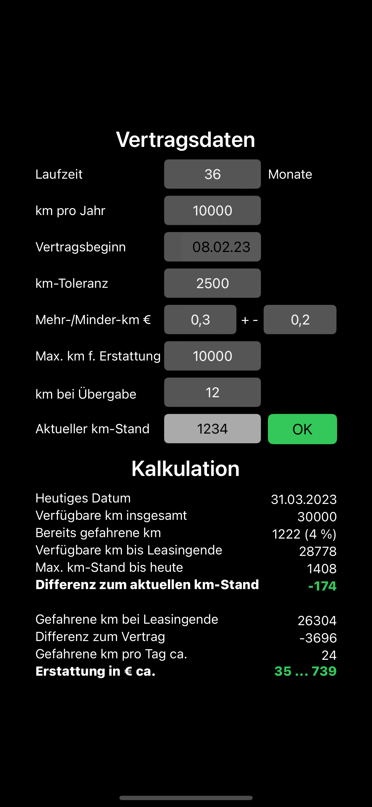 Auto Leasing Rechner