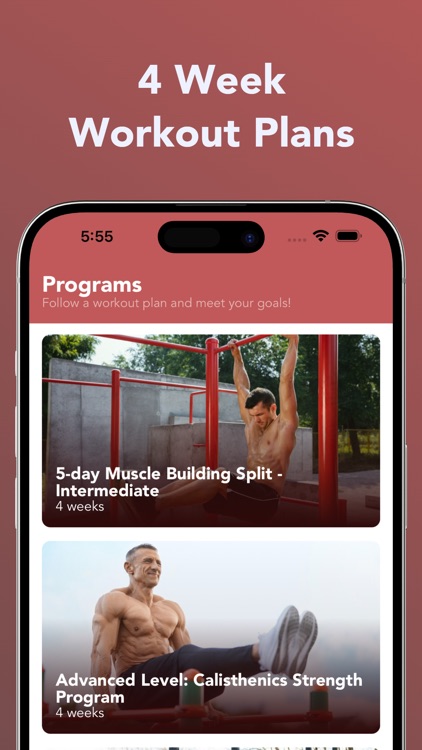 Calisthenics Workout Plan screenshot-3