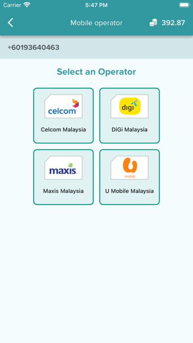 MobileTopup.com Screenshot