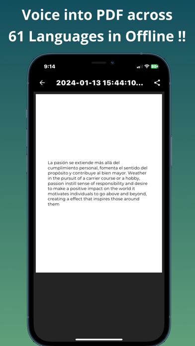 Translate Offline:Voice to PDF Screenshot