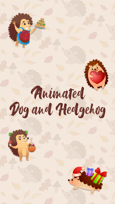 Screenshot #2 pour Animated Dog & Hedgehog