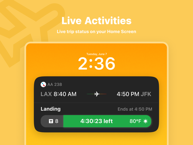 ‎App in the Air: Flights Hotels Screenshot