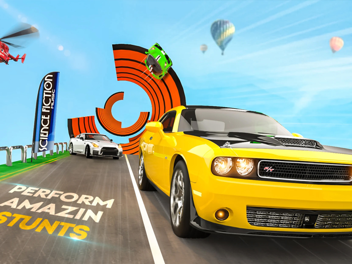 Impossible Stunts Car Games 3D