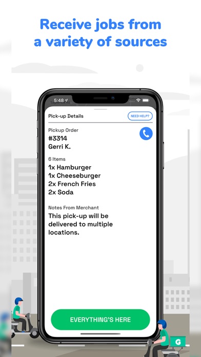Gomo Fleet: Delivery Screenshot