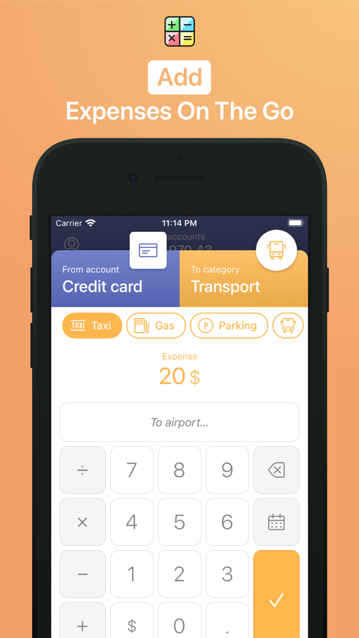 1Money Expense Tracker