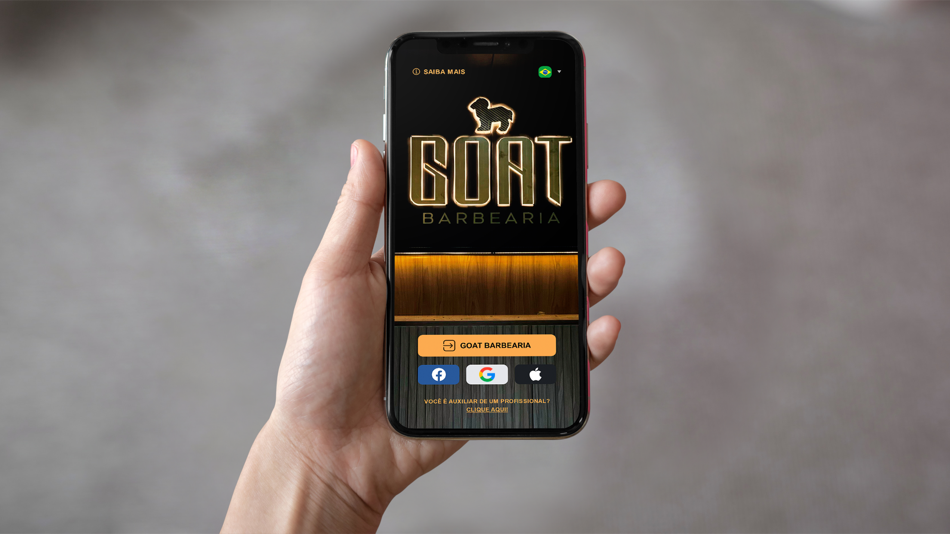#1. Barbearia Goat (iOS) By: Mmtools Consultoria e Projetos De Informatica Ltda - ME