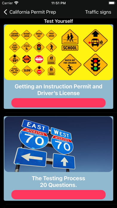 California Permit Preparation Screenshot