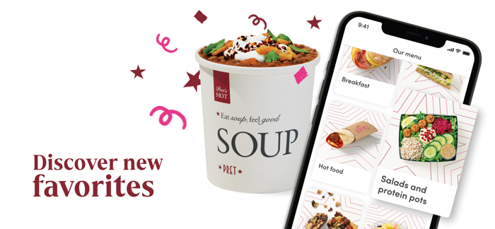 Pret A Manger Coffee and Food